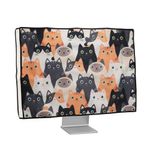PC, gaming si accesorii - Desktop PC & monitoare - Accesorii monitoare - Husa Kwmobile pentru monitor 31-32 inch, protectie la praf, in (panza), multicolor - Infinity.ro