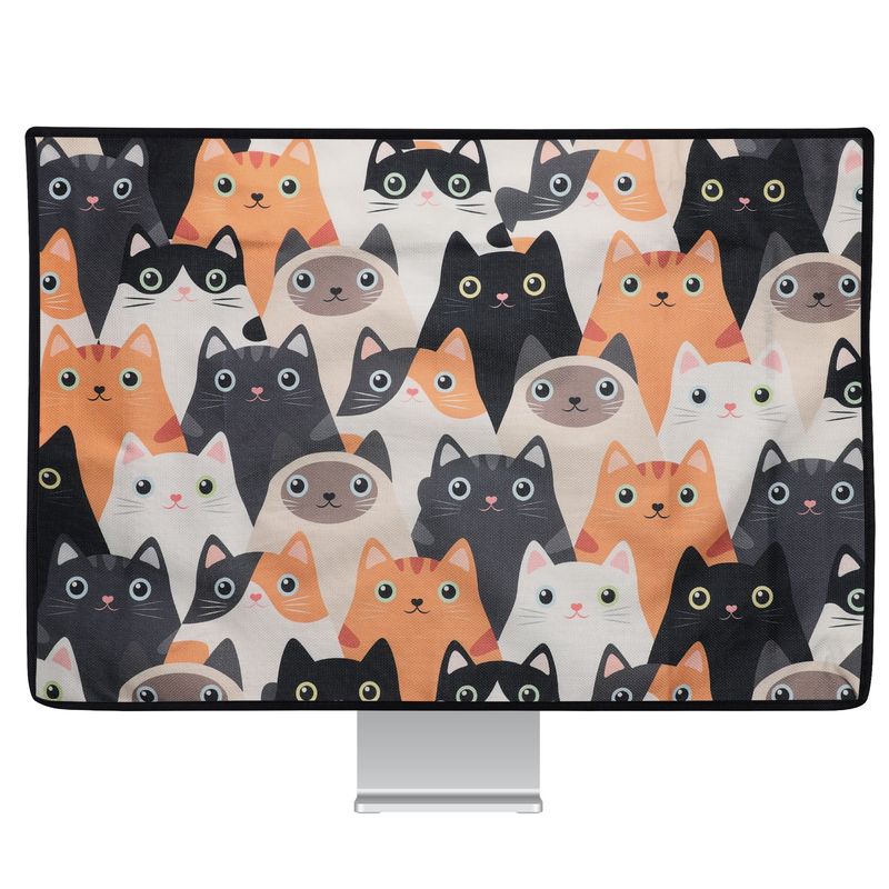PC, gaming si accesorii - Desktop PC & monitoare - Accesorii monitoare - Husa Kwmobile pentru monitor 31-32 inch, protectie la praf, in (panza), multicolor - Infinity.ro