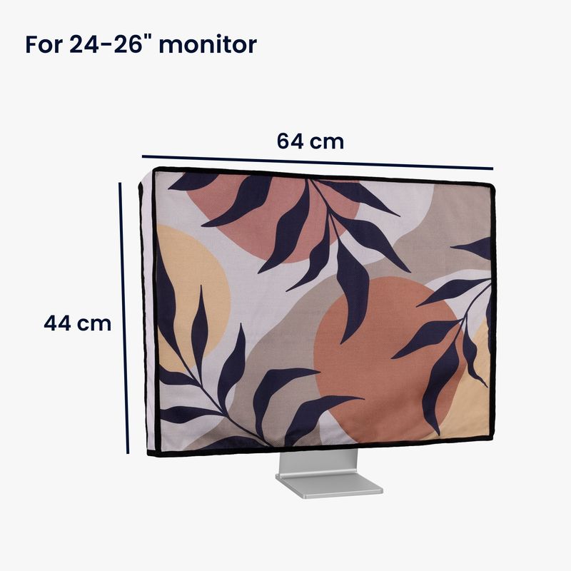 PC, gaming si accesorii - Desktop PC & monitoare - Accesorii monitoare - Husa Kwmobile pentru monitor 24-26 inch, protectie la praf, in (panza), multicolor - Infinity.ro