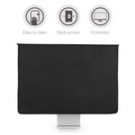 PC, gaming si accesorii - Desktop PC & monitoare - Accesorii monitoare - Husa Kwmobile pentru Apple iMac 24 inch, protectie la zgarieturi, plastic, negru - Infinity.ro