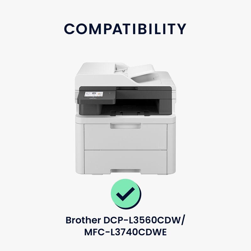 PC, gaming si accesorii - Imprimante, scanere & consumabile - Consumabile si accesorii - Accesorii imprimante - Husa imprimanta Kwmobile pentru Brother DCP-L3560CDW, MFC-L3740CDWE, antizgarieturi, antipraf, textil, maro - Infinity.ro