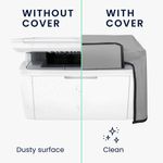 PC, gaming si accesorii - Imprimante, scanere & consumabile - Consumabile si accesorii - Accesorii imprimante - Husa imprimanta Kwmobile pentru HP LaserJet MFP M140w, antizgarieturi, antipraf, textil, gri - Infinity.ro