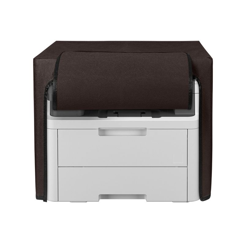 PC, gaming si accesorii - Imprimante, scanere & consumabile - Consumabile si accesorii - Accesorii imprimante - Husa imprimanta Kwmobile pentru Brother DCP-L3560CDW, MFC-L3740CDWE, antizgarieturi, antipraf, textil, maro - Infinity.ro