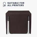 PC, gaming si accesorii - Imprimante, scanere & consumabile - Consumabile si accesorii - Accesorii imprimante - Husa imprimanta Kwmobile pentru Brother DCP-L3560CDW, MFC-L3740CDWE, antizgarieturi, antipraf, textil, maro - Infinity.ro