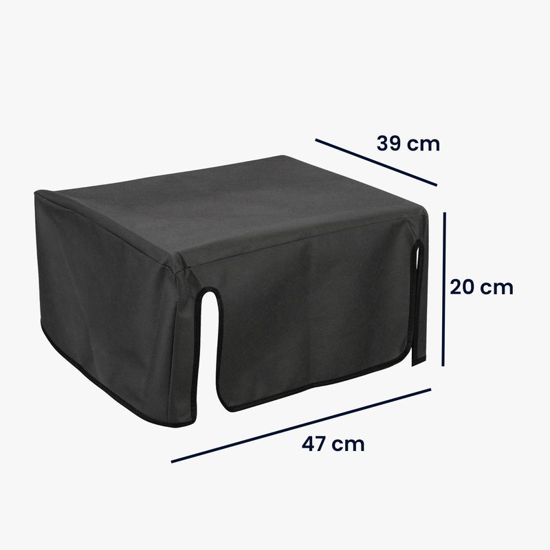 PC, gaming si accesorii - Imprimante, scanere & consumabile - Consumabile si accesorii - Accesorii imprimante - Husa imprimanta Kwmobile pentru HP Envy Inspire 7220e, Inspire 7255e, antizgarieturi, antipraf, textil, gri - Infinity.ro