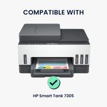 PC, gaming si accesorii - Imprimante, scanere & consumabile - Consumabile si accesorii - Accesorii imprimante - Husa imprimanta Kwmobile pentru HP Smart Tank 7305, antipraf, in (panza), multicolor - Infinity.ro