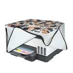 PC, gaming si accesorii - Imprimante, scanere & consumabile - Consumabile si accesorii - Accesorii imprimante - Husa imprimanta Kwmobile pentru HP Smart Tank 7305, antipraf, design pisici, in (panza), multicolor - Infinity.ro
