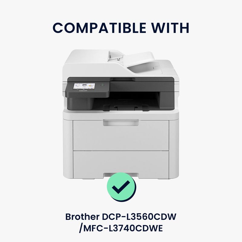PC, gaming si accesorii - Imprimante, scanere & consumabile - Consumabile si accesorii - Accesorii imprimante - Husa imprimanta Kwmobile pentru Brother DCP-L3560CDW, MFC-L3740CDWE, antipraf, design pisici, in (panza), multicolor - Infinity.ro