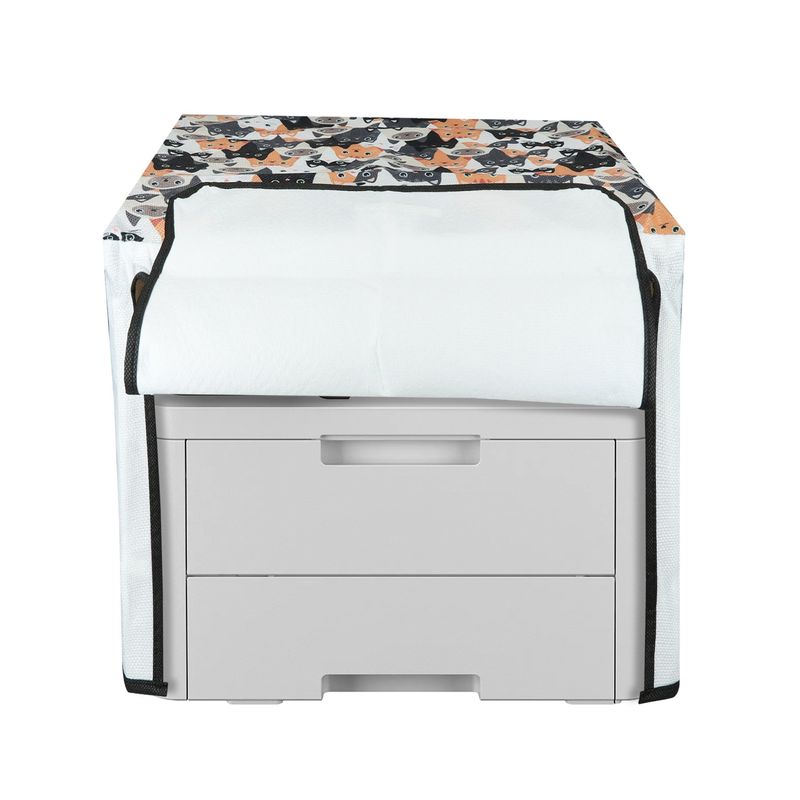 PC, gaming si accesorii - Imprimante, scanere & consumabile - Consumabile si accesorii - Accesorii imprimante - Husa imprimanta Kwmobile pentru Brother DCP-L3560CDW, MFC-L3740CDWE, antipraf, design pisici, in (panza), multicolor - Infinity.ro