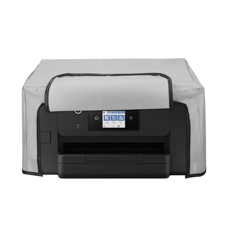 PC, gaming si accesorii - Imprimante, scanere & consumabile - Consumabile si accesorii - Accesorii imprimante - Husa imprimanta Kwmobile pentru Epson WorkForce Pro WF-3820, antizgarieturi, antipraf, textil, gri - Infinity.ro
