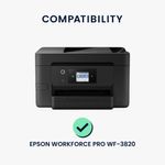 PC, gaming si accesorii - Imprimante, scanere & consumabile - Consumabile si accesorii - Accesorii imprimante - Husa imprimanta Kwmobile pentru Epson WorkForce Pro WF-3820, antizgarieturi, antipraf, textil, gri - Infinity.ro