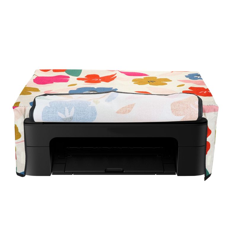 PC, gaming si accesorii - Imprimante, scanere & consumabile - Consumabile si accesorii - Accesorii imprimante - Husa imprimanta Kwmobile pentru Canon PIXMA TS3350, PIXMA MG7750 Series, antipraf, in (panza), multicolor - Infinity.ro
