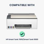PC, gaming si accesorii - Imprimante, scanere & consumabile - Consumabile si accesorii - Accesorii imprimante - Husa imprimanta Kwmobile pentru HP Smart Tank 7005, Smart Tank 5000, antipraf, in (panza), multicolor - Infinity.ro