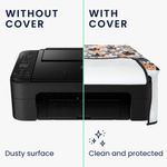 PC, gaming si accesorii - Imprimante, scanere & consumabile - Consumabile si accesorii - Accesorii imprimante - Husa imprimanta Kwmobile pentru Canon PIXMA TS3151, 3150, antipraf, in (panza), multicolor - Infinity.ro