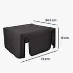 PC, gaming si accesorii - Imprimante, scanere & consumabile - Consumabile si accesorii - Accesorii imprimante - Husa imprimanta Kwmobile pentru Canon PIXMA G2570, antizgarieturi, antipraf, textil, gri - Infinity.ro
