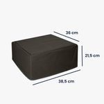 PC, gaming si accesorii - Imprimante, scanere & consumabile - Consumabile si accesorii - Accesorii imprimante - Husa imprimanta Kwmobile pentru Canon PIXMA TS7750i, antizgarieturi, antipraf, textil, gri - Infinity.ro