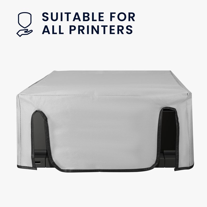 PC, gaming si accesorii - Imprimante, scanere & consumabile - Consumabile si accesorii - Accesorii imprimante - Husa imprimanta Kwmobile pentru Canon PIXMA TS8750, antizgarieturi, antipraf, textil, gri deschis - Infinity.ro
