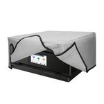 PC, gaming si accesorii - Imprimante, scanere & consumabile - Consumabile si accesorii - Accesorii imprimante - Husa imprimanta Kwmobile pentru Canon PIXMA TS8750, antizgarieturi, antipraf, textil, gri deschis - Infinity.ro