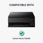 PC, gaming si accesorii - Imprimante, scanere & consumabile - Consumabile si accesorii - Accesorii imprimante - Husa imprimanta Kwmobile pentru Canon PIXMA TS6350, antipraf, in (panza), gri - Infinity.ro