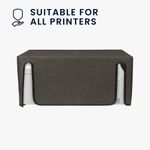 PC, gaming si accesorii - Imprimante, scanere & consumabile - Consumabile si accesorii - Accesorii imprimante - Husa imprimanta Kwmobile pentru Brother MFC-J4335DW, antizgarieturi, antipraf, textil, gri - Infinity.ro