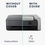 PC, gaming si accesorii - Imprimante, scanere & consumabile - Consumabile si accesorii - Accesorii imprimante - Husa imprimanta Kwmobile pentru Canon PIXMA TS5350, TS5351, TS5352, antizgarieturi, antipraf, textil, gri - Infinity.ro