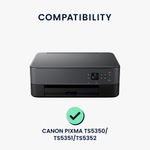 PC, gaming si accesorii - Imprimante, scanere & consumabile - Consumabile si accesorii - Accesorii imprimante - Husa imprimanta Kwmobile pentru Canon PIXMA TS5350, TS5351, TS5352, antizgarieturi, antipraf, textil, gri - Infinity.ro