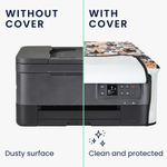 PC, gaming si accesorii - Imprimante, scanere & consumabile - Consumabile si accesorii - Accesorii imprimante - Husa imprimanta Kwmobile pentru Canon PIXMA TS7450i, antipraf, in (panza), multicolor - Infinity.ro