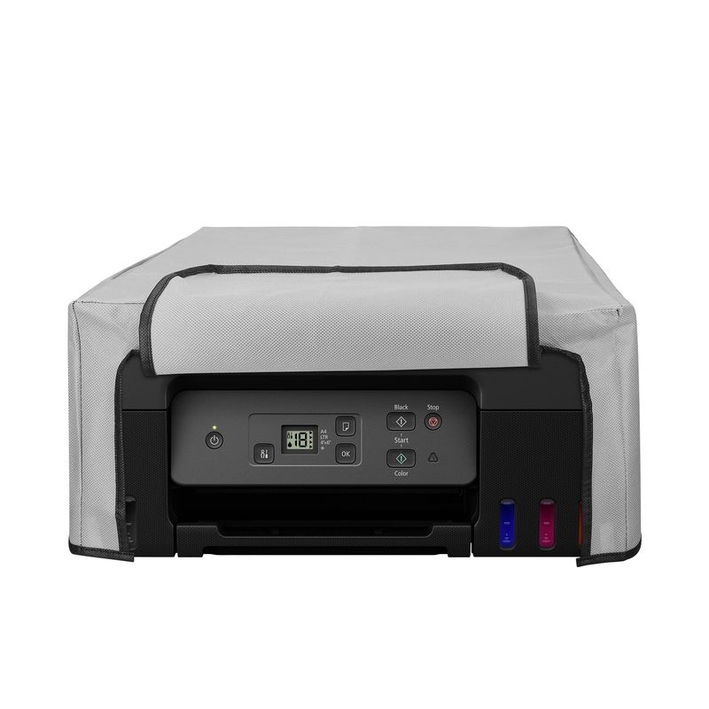 PC, gaming si accesorii - Imprimante, scanere & consumabile - Consumabile si accesorii - Accesorii imprimante - Husa imprimanta Kwmobile pentru Canon PIXMA G2570, antizgarieturi, antipraf, textil, gri deschis - Infinity.ro