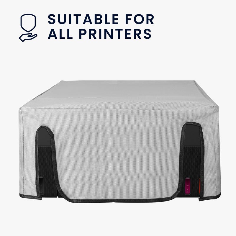 PC, gaming si accesorii - Imprimante, scanere & consumabile - Consumabile si accesorii - Accesorii imprimante - Husa imprimanta Kwmobile pentru Canon PIXMA G2570, antizgarieturi, antipraf, textil, gri deschis - Infinity.ro
