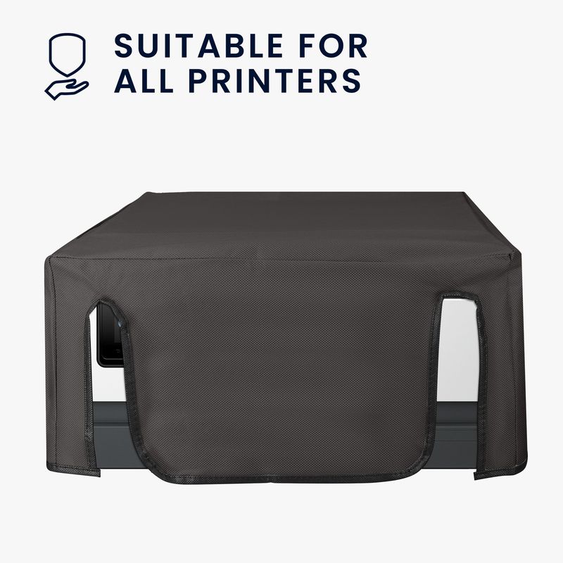 PC, gaming si accesorii - Imprimante, scanere & consumabile - Consumabile si accesorii - Accesorii imprimante - Husa imprimanta Kwmobile pentru HP OfficeJet 8015e, OfficeJet 8122e, antizgarieturi, antipraf, textil, gri - Infinity.ro