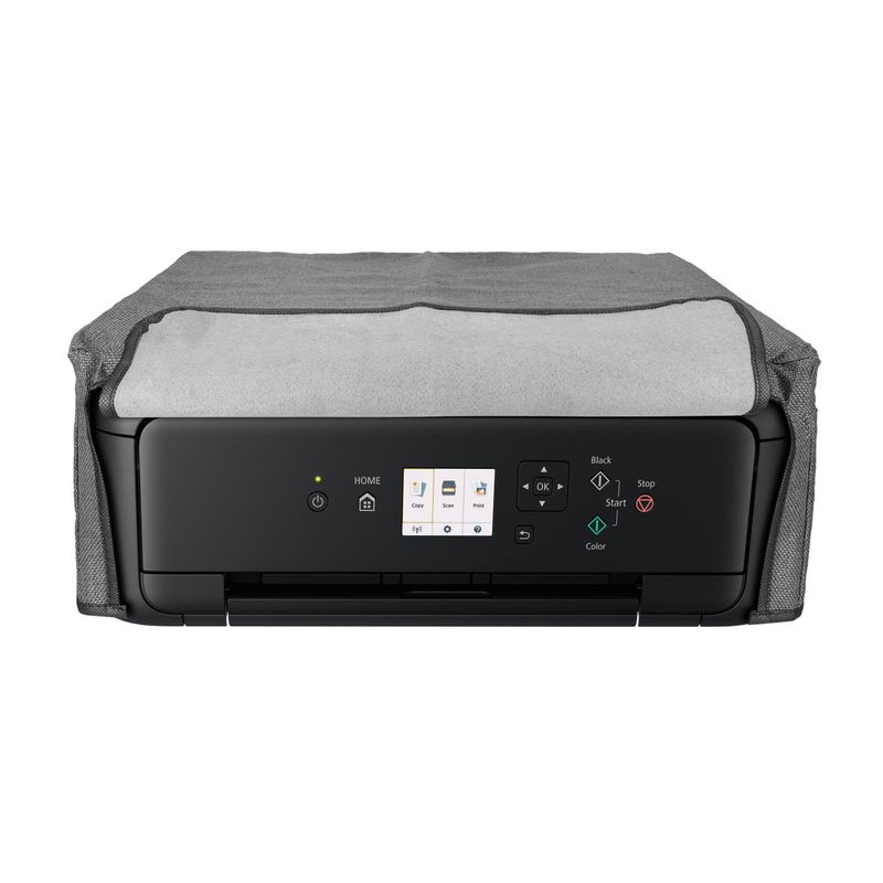 PC, gaming si accesorii - Imprimante, scanere & consumabile - Consumabile si accesorii - Accesorii imprimante - Husa imprimanta Kwmobile pentru Canon PIXMA TS5150, PIXMA TS5151, PIXMA MG2555, PIXMA MG2551S, antipraf, in (panza), gri - Infinity.ro