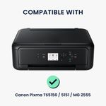 PC, gaming si accesorii - Imprimante, scanere & consumabile - Consumabile si accesorii - Accesorii imprimante - Husa imprimanta Kwmobile pentru Canon PIXMA TS5150, PIXMA TS5151, PIXMA MG2555, PIXMA MG2551S, antipraf, in (panza), gri - Infinity.ro