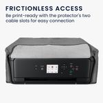 PC, gaming si accesorii - Imprimante, scanere & consumabile - Consumabile si accesorii - Accesorii imprimante - Husa imprimanta Kwmobile pentru Canon PIXMA TS5150, PIXMA TS5151, PIXMA MG2555, PIXMA MG2551S, antipraf, in (panza), gri - Infinity.ro
