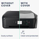 PC, gaming si accesorii - Imprimante, scanere & consumabile - Consumabile si accesorii - Accesorii imprimante - Husa imprimanta Kwmobile pentru Canon PIXMA TS5150, PIXMA TS5151, PIXMA MG2555, PIXMA MG2551S, antipraf, in (panza), gri - Infinity.ro