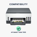PC, gaming si accesorii - Imprimante, scanere & consumabile - Consumabile si accesorii - Accesorii imprimante - Husa imprimanta Kwmobile pentru HP Smart Tank 7005, Smart Tank 5000, antizgarieturi, antipraf, textil, gri - Infinity.ro