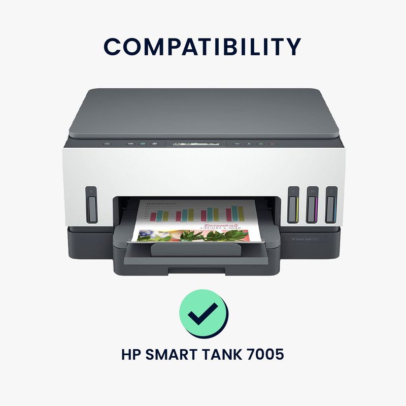 PC, gaming si accesorii - Imprimante, scanere & consumabile - Consumabile si accesorii - Accesorii imprimante - Husa imprimanta Kwmobile pentru HP Smart Tank 7005, Smart Tank 5000, antizgarieturi, antipraf, textil, gri - Infinity.ro