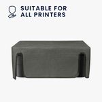 PC, gaming si accesorii - Imprimante, scanere & consumabile - Consumabile si accesorii - Accesorii imprimante - Husa imprimanta Kwmobile pentru Canon PIXMA TS3550i, TS3551i, antizgarieturi, antipraf, textil, gri - Infinity.ro