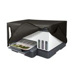 PC, gaming si accesorii - Imprimante, scanere & consumabile - Consumabile si accesorii - Accesorii imprimante - Husa imprimanta Kwmobile pentru HP Smart Tank 7005, Smart Tank 5000, antizgarieturi, antipraf, textil, gri - Infinity.ro