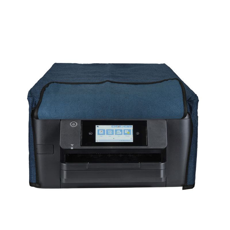 PC, gaming si accesorii - Imprimante, scanere & consumabile - Consumabile si accesorii - Accesorii imprimante - Husa imprimanta Kwmobile pentru Epson WorkForce WF-4820, antipraf, in (panza), gri albastrui - Infinity.ro