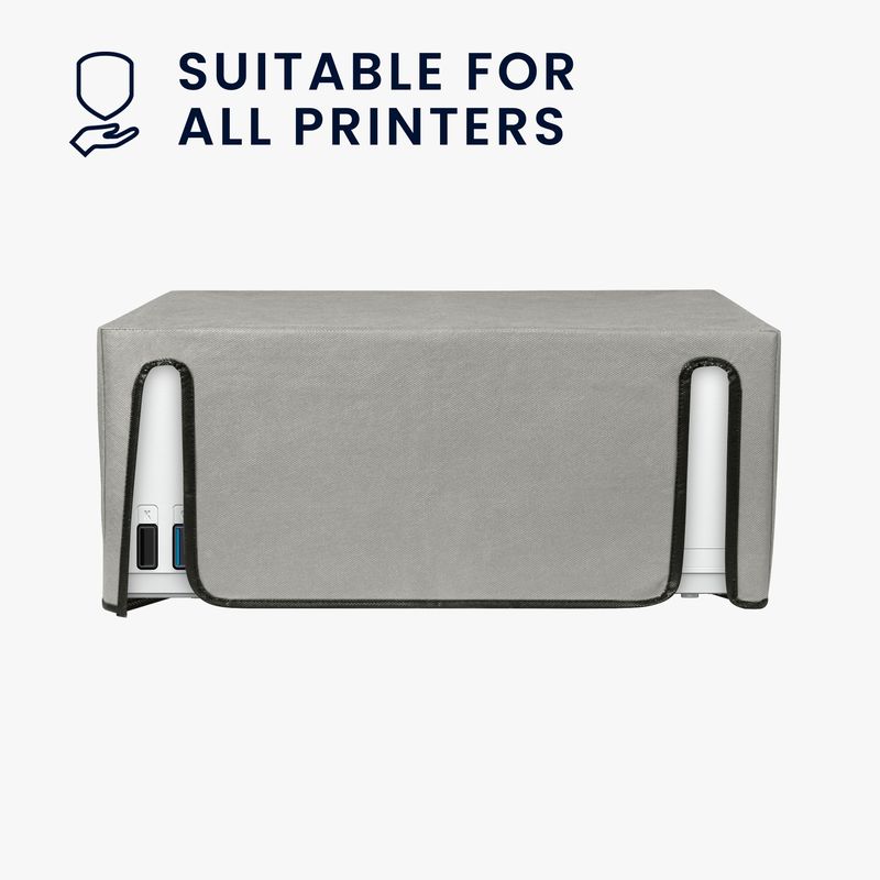 PC, gaming si accesorii - Imprimante, scanere & consumabile - Consumabile si accesorii - Accesorii imprimante - Husa imprimanta Kwmobile pentru HP Smart Tank 7005, Smart Tank 5000, antizgarieturi, antipraf, textil, gri deschis - Infinity.ro
