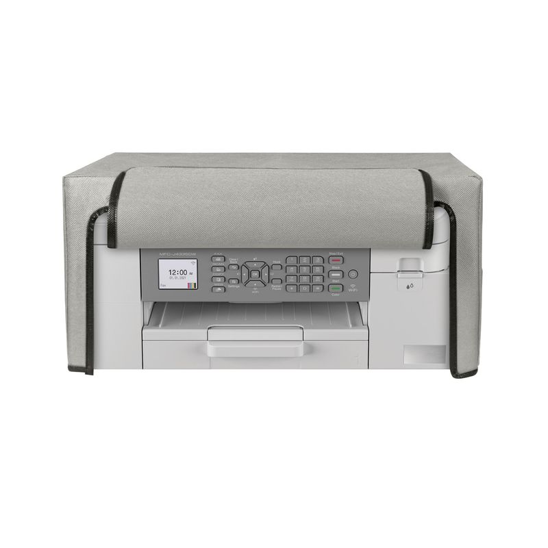 PC, gaming si accesorii - Imprimante, scanere & consumabile - Consumabile si accesorii - Accesorii imprimante - Husa imprimanta Kwmobile pentru Brother MFC-J4335DW, antizgarieturi, antipraf, textil, gri deschis - Infinity.ro