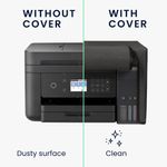 PC, gaming si accesorii - Imprimante, scanere & consumabile - Consumabile si accesorii - Accesorii imprimante - Husa imprimanta Kwmobile pentru Epson EcoTank ET-3850, EcoTank ET-4856, antizgarieturi, antipraf, textil, gri - Infinity.ro