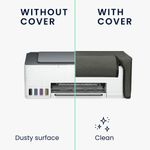 PC, gaming si accesorii - Imprimante, scanere & consumabile - Consumabile si accesorii - Accesorii imprimante - Husa imprimanta Kwmobile pentru HP Smart Tank 5105, Smart Tank 5101, antizgarieturi, antipraf, textil, gri - Infinity.ro