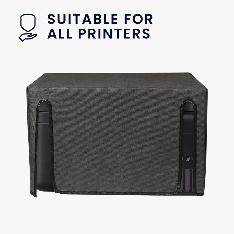 PC, gaming si accesorii - Imprimante, scanere & consumabile - Consumabile si accesorii - Accesorii imprimante - Husa imprimanta Kwmobile pentru Epson EcoTank ET-3850, EcoTank ET-4856, antizgarieturi, antipraf, textil, gri - Infinity.ro