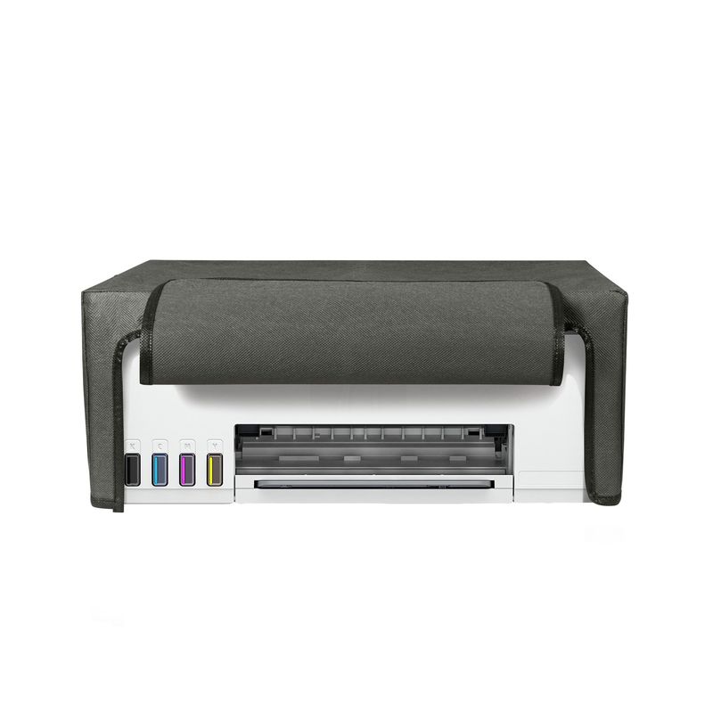 PC, gaming si accesorii - Imprimante, scanere & consumabile - Consumabile si accesorii - Accesorii imprimante - Husa imprimanta Kwmobile pentru HP Smart Tank 5105, Smart Tank 5101, antizgarieturi, antipraf, textil, gri - Infinity.ro