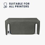 PC, gaming si accesorii - Imprimante, scanere & consumabile - Consumabile si accesorii - Accesorii imprimante - Husa imprimanta Kwmobile pentru HP Smart Tank 5105, Smart Tank 5101, antizgarieturi, antipraf, textil, gri - Infinity.ro