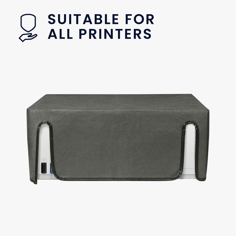 PC, gaming si accesorii - Imprimante, scanere & consumabile - Consumabile si accesorii - Accesorii imprimante - Husa imprimanta Kwmobile pentru HP Smart Tank 5105, Smart Tank 5101, antizgarieturi, antipraf, textil, gri - Infinity.ro
