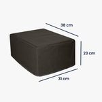 PC, gaming si accesorii - Imprimante, scanere & consumabile - Consumabile si accesorii - Accesorii imprimante - Husa imprimanta Kwmobile pentru Epson WorkForce WF-2930, antizgarieturi, antipraf, textil, gri - Infinity.ro