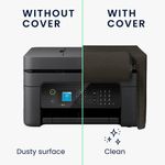 PC, gaming si accesorii - Imprimante, scanere & consumabile - Consumabile si accesorii - Accesorii imprimante - Husa imprimanta Kwmobile pentru Epson WorkForce WF-2930, antizgarieturi, antipraf, textil, gri - Infinity.ro
