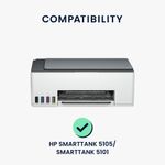 PC, gaming si accesorii - Imprimante, scanere & consumabile - Consumabile si accesorii - Accesorii imprimante - Husa imprimanta Kwmobile pentru HP Smart Tank 5105, Smart Tank 5101, antizgarieturi, antipraf, textil, gri - Infinity.ro